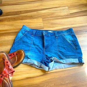 Sol kohls cuffed jean short